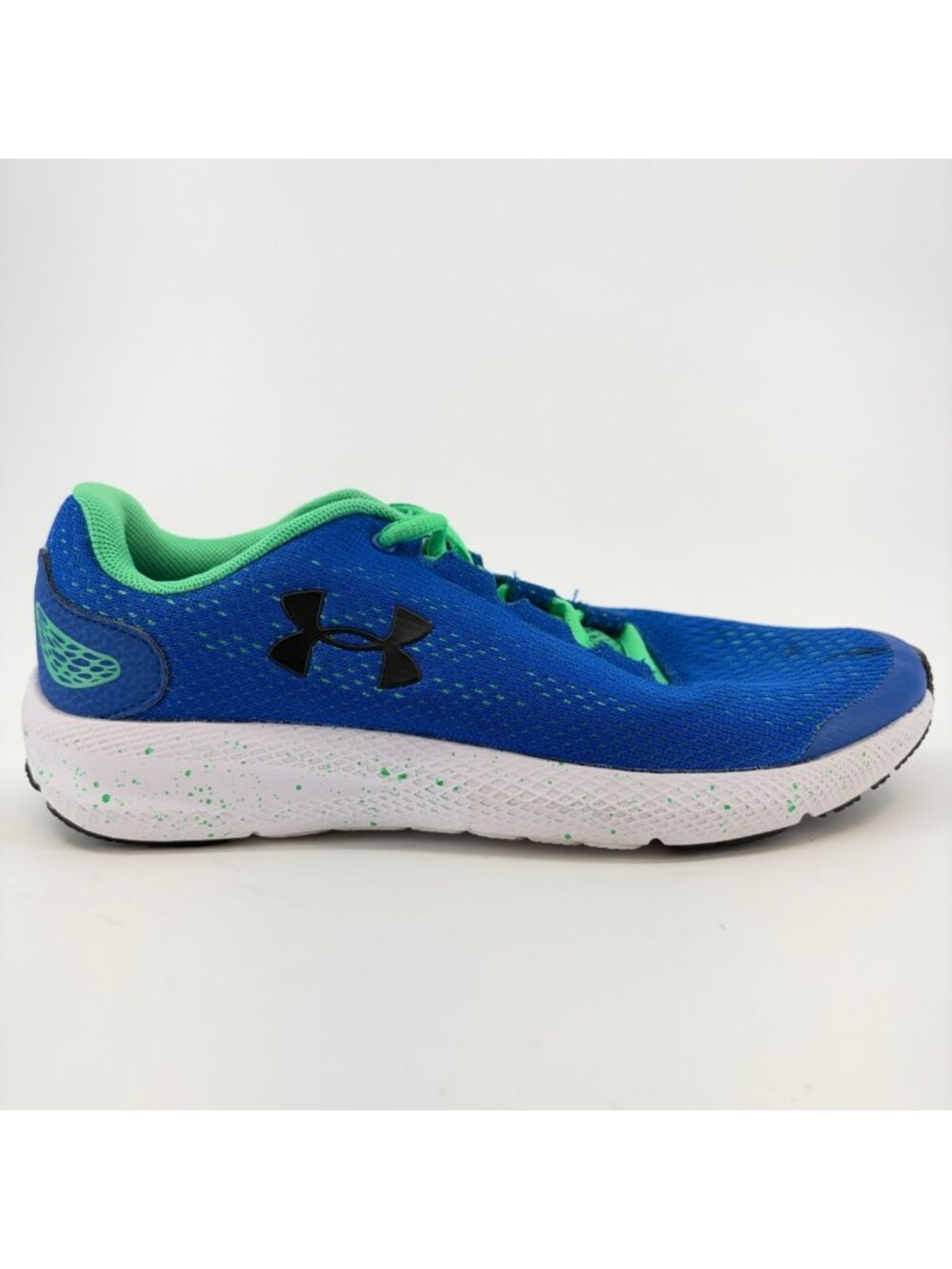 Under Armour Charged Pursuit 2 Boys Size 5.5Y Blue White Running Shoes Sneakers